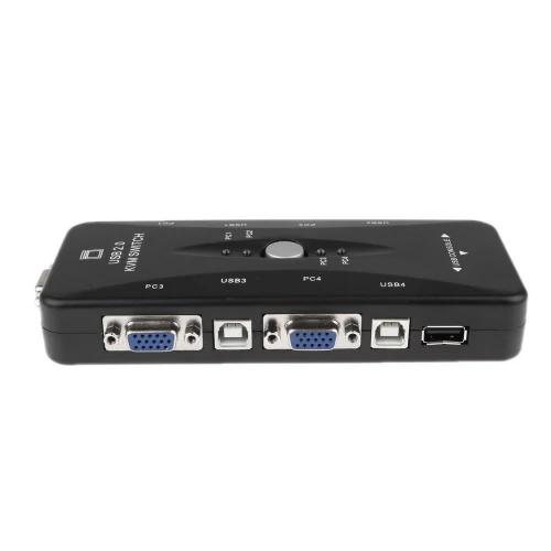 4 Port USB KVM Switch Share Monitor Keyboard Mouse - Image 3