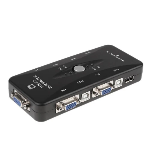 4 Port USB KVM Switch Share Monitor Keyboard Mouse - Image 5