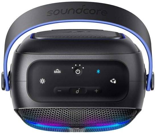 Anker Soundcore Rave Neo 2 SE Bluetooth Speaker with 80W Stereo Sound, Light Show, IPX7 Waterproof (Floats on Water) 18H Playtime, Customizable EQ & Bass Up for Party, Tailgating, Indoor Outdoor - Image 4