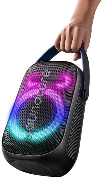 Anker Soundcore Rave Neo 2 SE Bluetooth Speaker with 80W Stereo Sound, Light Show, IPX7 Waterproof (Floats on Water) 18H Playtime, Customizable EQ & Bass Up for Party, Tailgating, Indoor Outdoor - Image 5