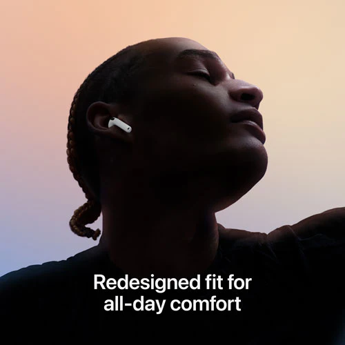 Apple AirPods 4 In-Ear Active Noise Cancelling True Wireless Earbuds with USB-C Charging Case - 4th Generation (MXP93LL/A) - Image 4