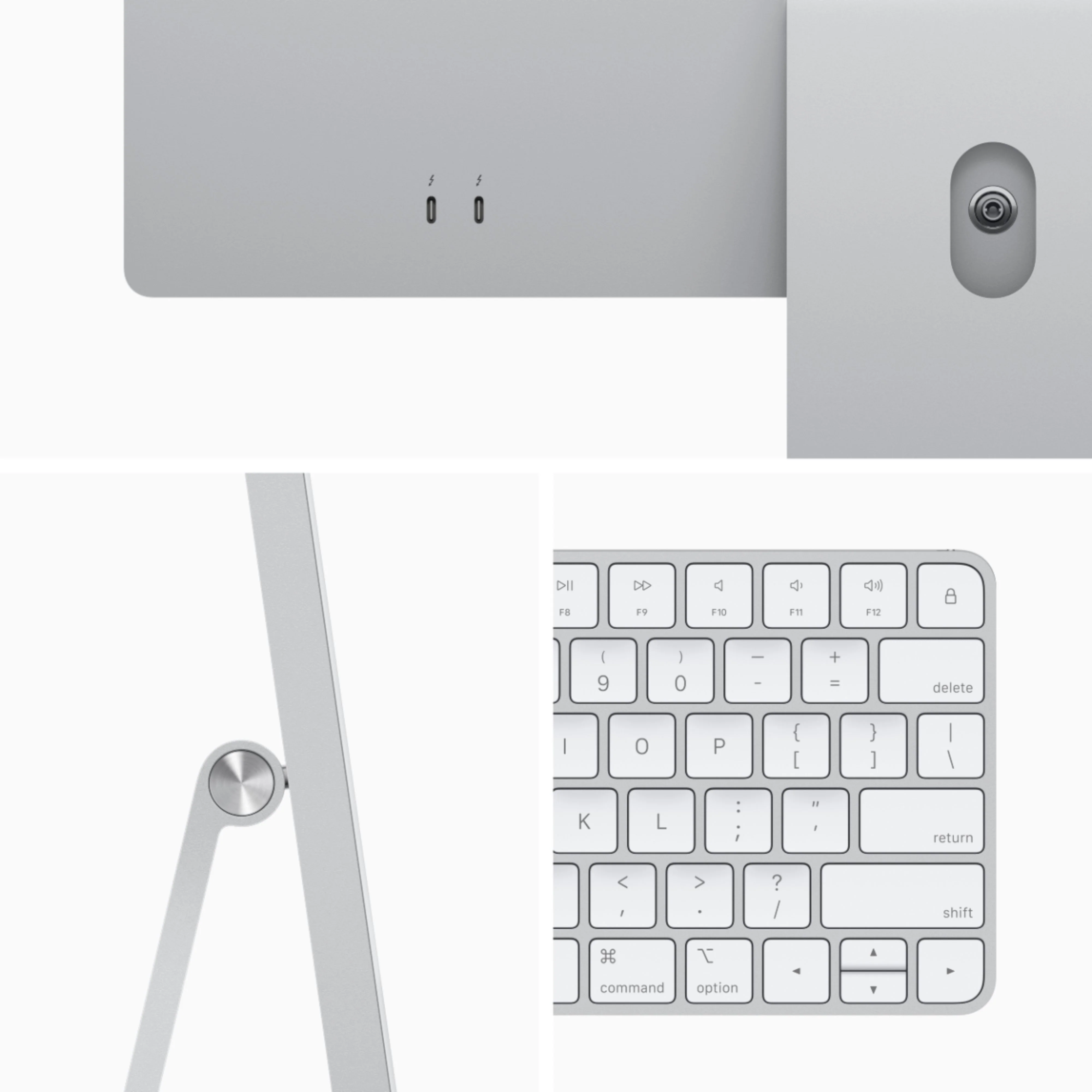 Apple iMac 24" 4.5K Retina display (Spring 2021) (MGTF3LL/A) (M1 3.20 GHz / 256GB SSD / 8GB RAM / 7-Core GPU) - Silver - Image 3