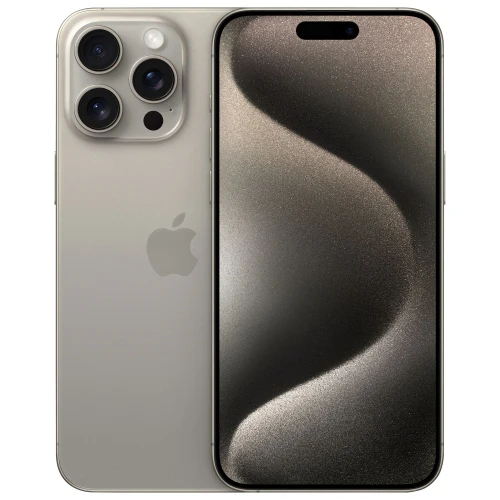 Apple iPhone 15 Pro Max 256GB - Natural Titanium - Unlocked (MU6R3VC/A)