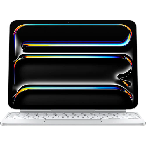 Apple Magic Keyboard for 11" iPad Pro M4 (White, US English) - MWR03LL/A