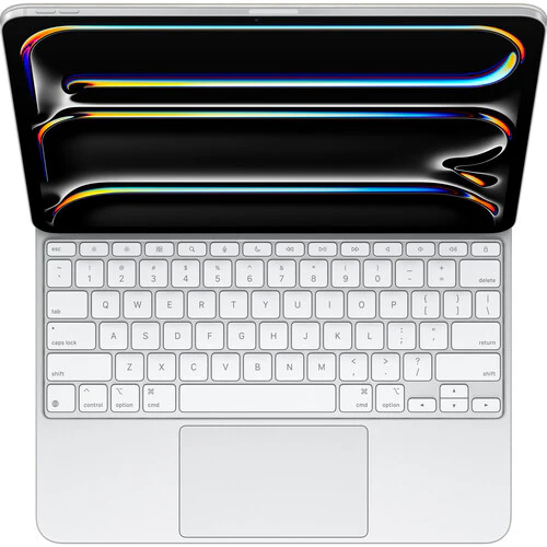 Apple Magic Keyboard for iPad Pro 13‑inch M4 (White, US English) - MWR43LL/A - Image 2