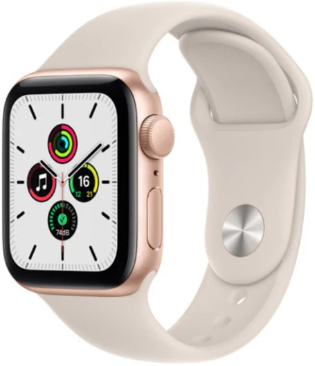 Apple Watch SE 44mm (GPS) Gold Aluminium Starlight Sport Band (MKQ53LL/A)