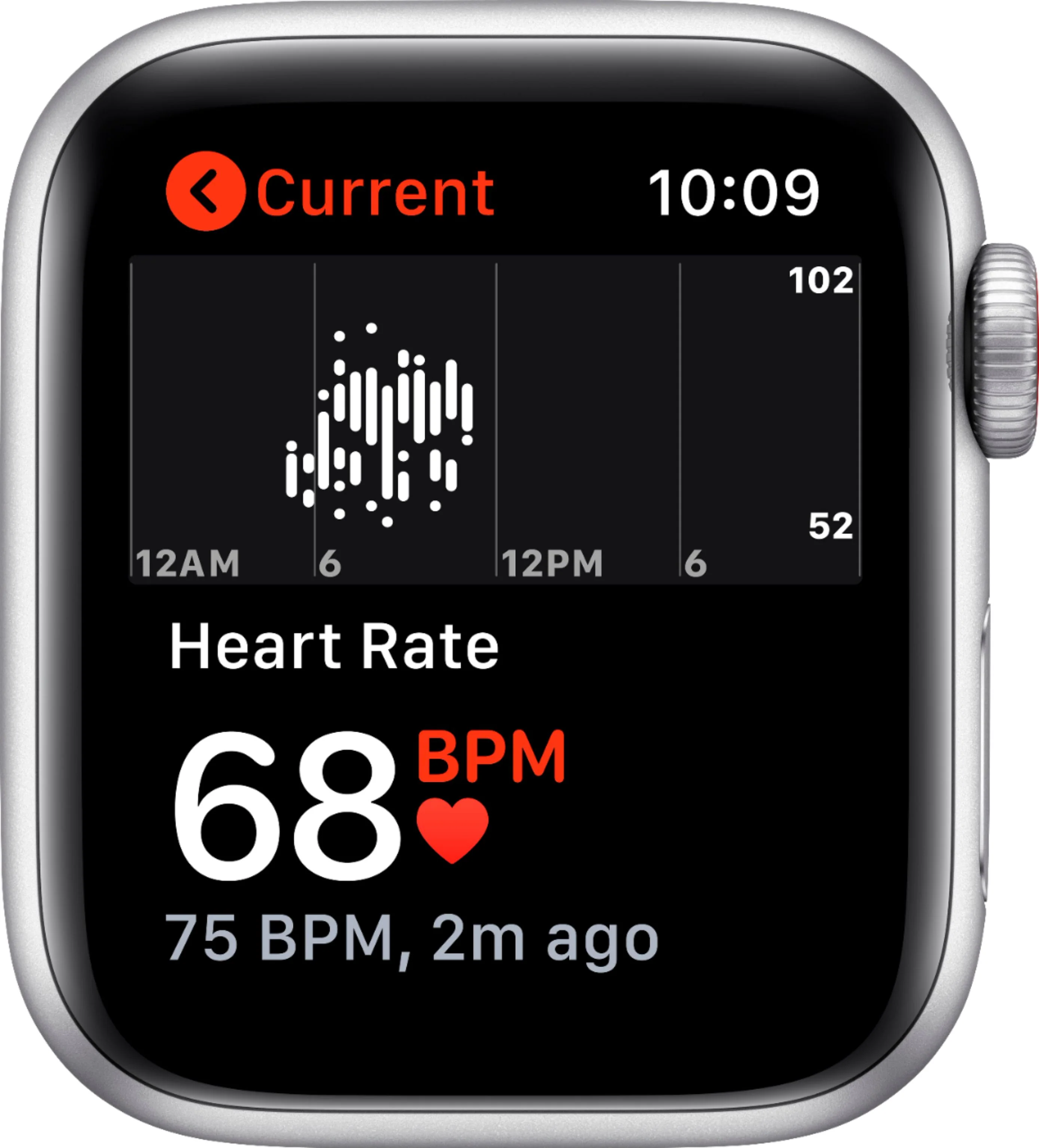 Apple Watch SE (GPS + Cellular) 40mm Silver Aluminum Case with White Sport Band - Silver - Image 4