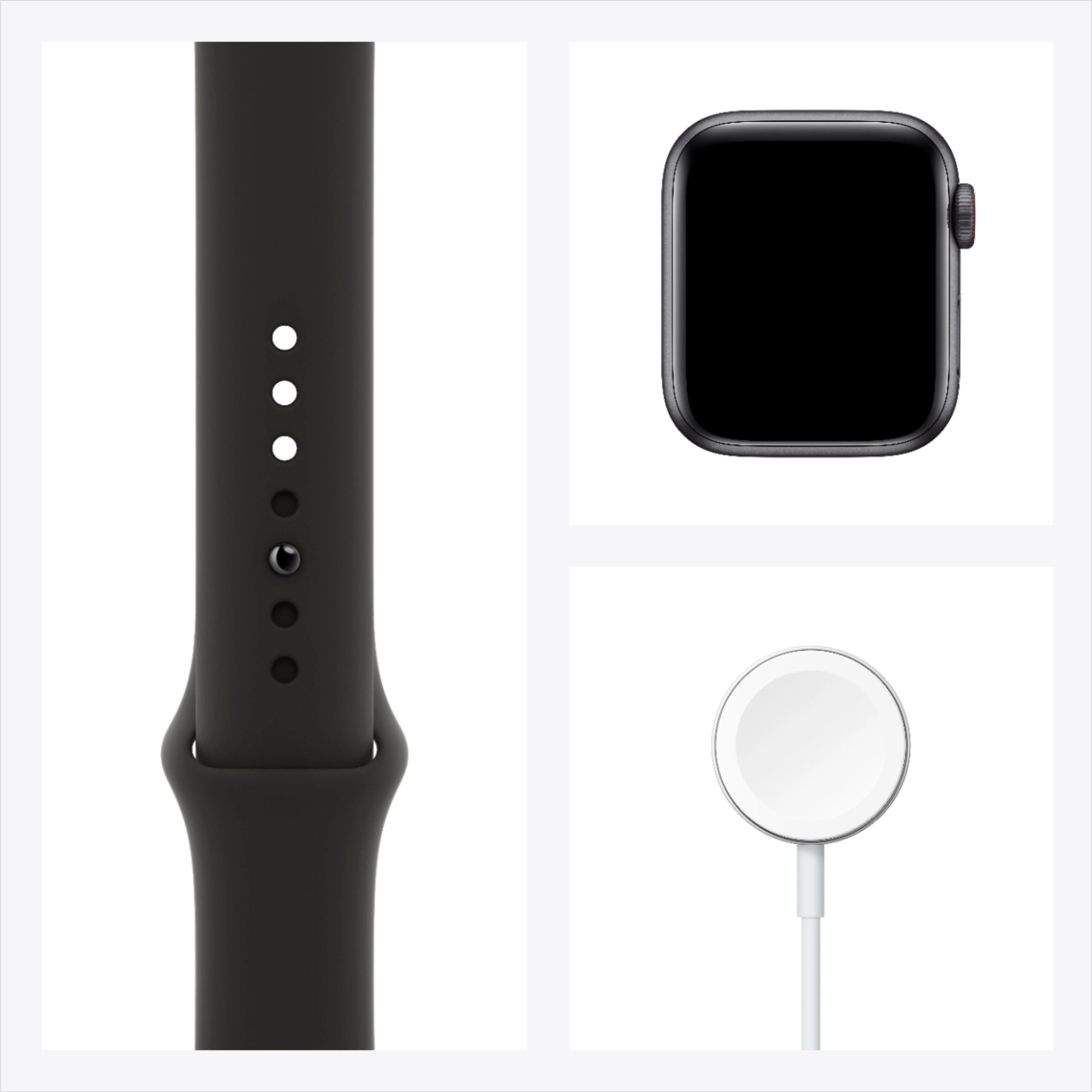 Apple Watch SE 40mm (GPS+Cellular) (Space Grey With Sports Loop ) - (MYED2LL/A) - Image 3