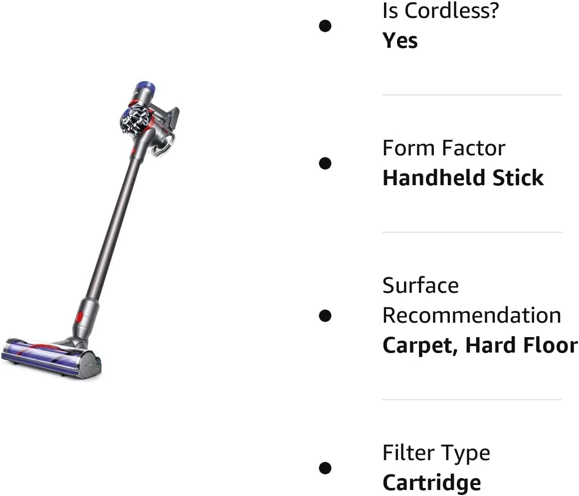 Dyson V7 Animal Cordless Stick Vacuum Cleaner, Iron - Image 4