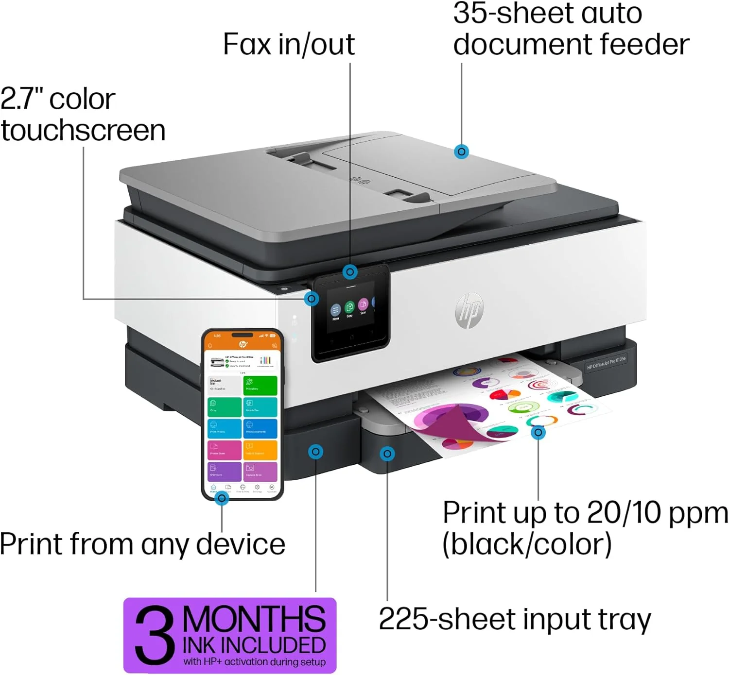 HP OfficeJet Pro 8135e All-in-One Printer - Image 6