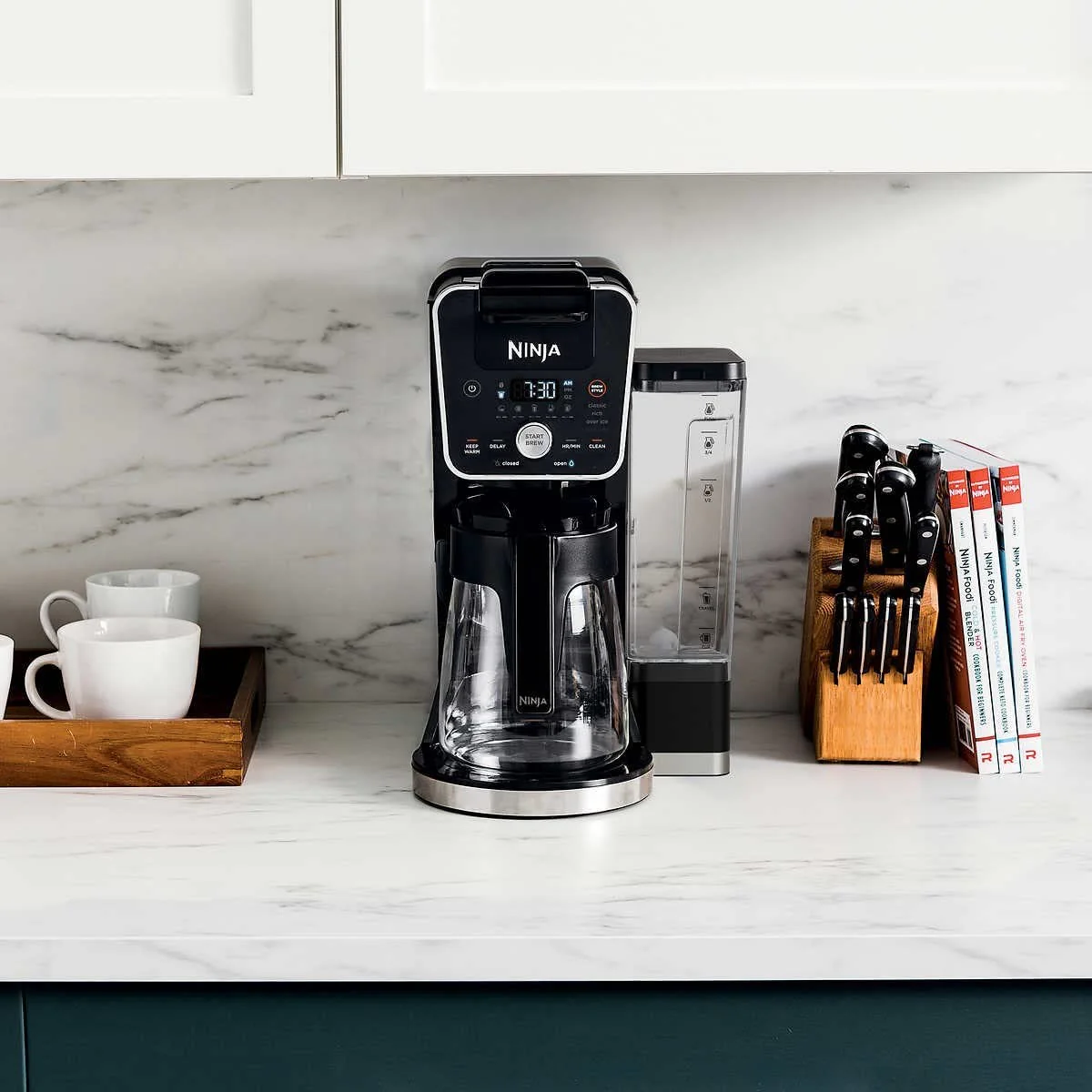 Ninja DualBrew System 14-Cup Coffee Maker, Single-Serve Pods & Grounds, 4 Brew Styles, Built-In Fold Away Frother, 70-oz. Water Reservoir & Carafe, Black (CFP451CO) - Image 5