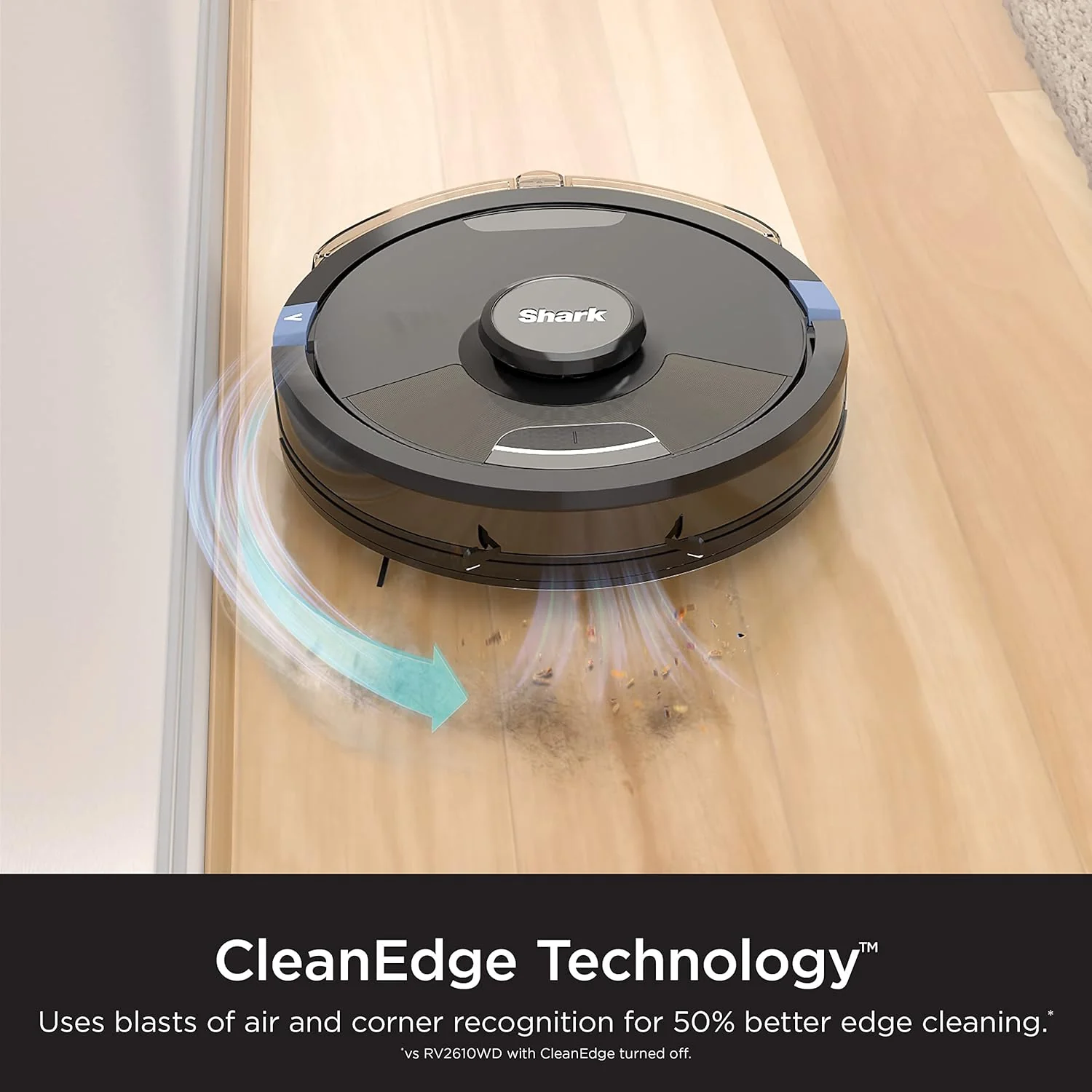 ****Clearance*** Shark AI Ultra Robot Vacuum and Mop with Matrix Clean Navigation, CleanEdge Technology, Perfect for Pet Hair, Compatible with Alexa, Black - Image 5