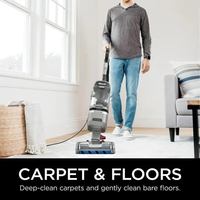 ***CLEARANCE**** Shark LA500 Rotator Lift-Away ADV DuoClean PowerFins Upright Vacuum with Self-Cleaning Brushroll Powerful Pet Hair Pickup and HEPA Filter, 0.89 Quart Dust Cup Capacity - Image 2