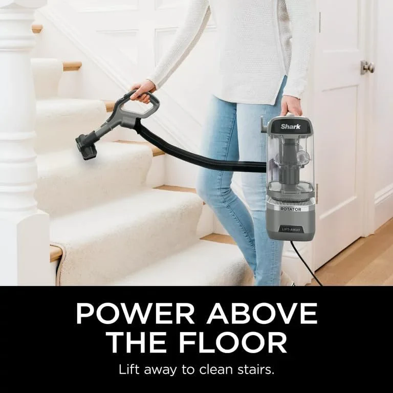***CLEARANCE**** Shark LA500 Rotator Lift-Away ADV DuoClean PowerFins Upright Vacuum with Self-Cleaning Brushroll Powerful Pet Hair Pickup and HEPA Filter, 0.89 Quart Dust Cup Capacity - Image 3