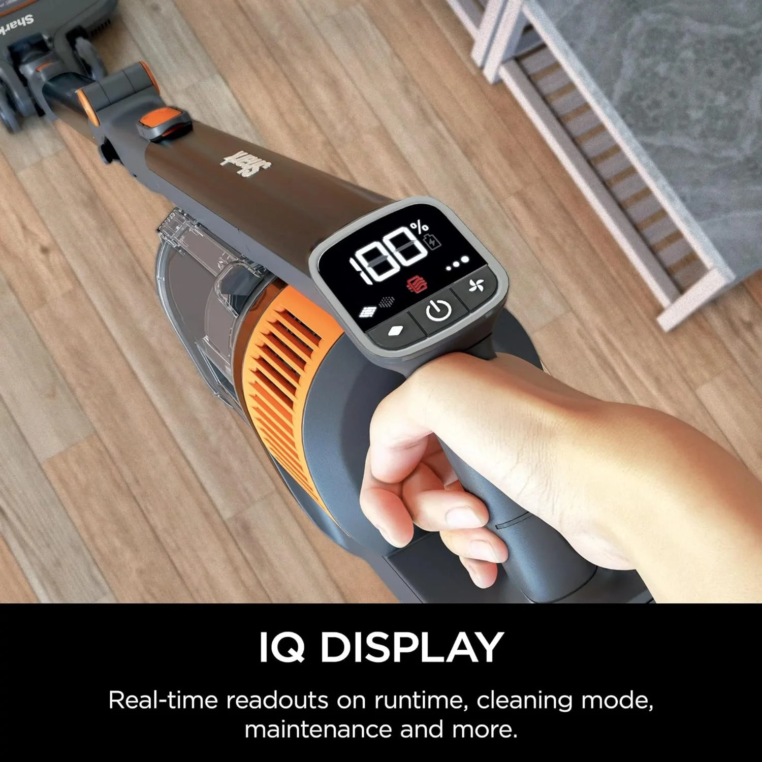 ****CLEARANCE**** SHARK Shark IZ640H Cordless Stick Vacuum Vertex Pro with Duo Clean Power Fins and Self-Cleaning Brushroll, BlacK - Image 2