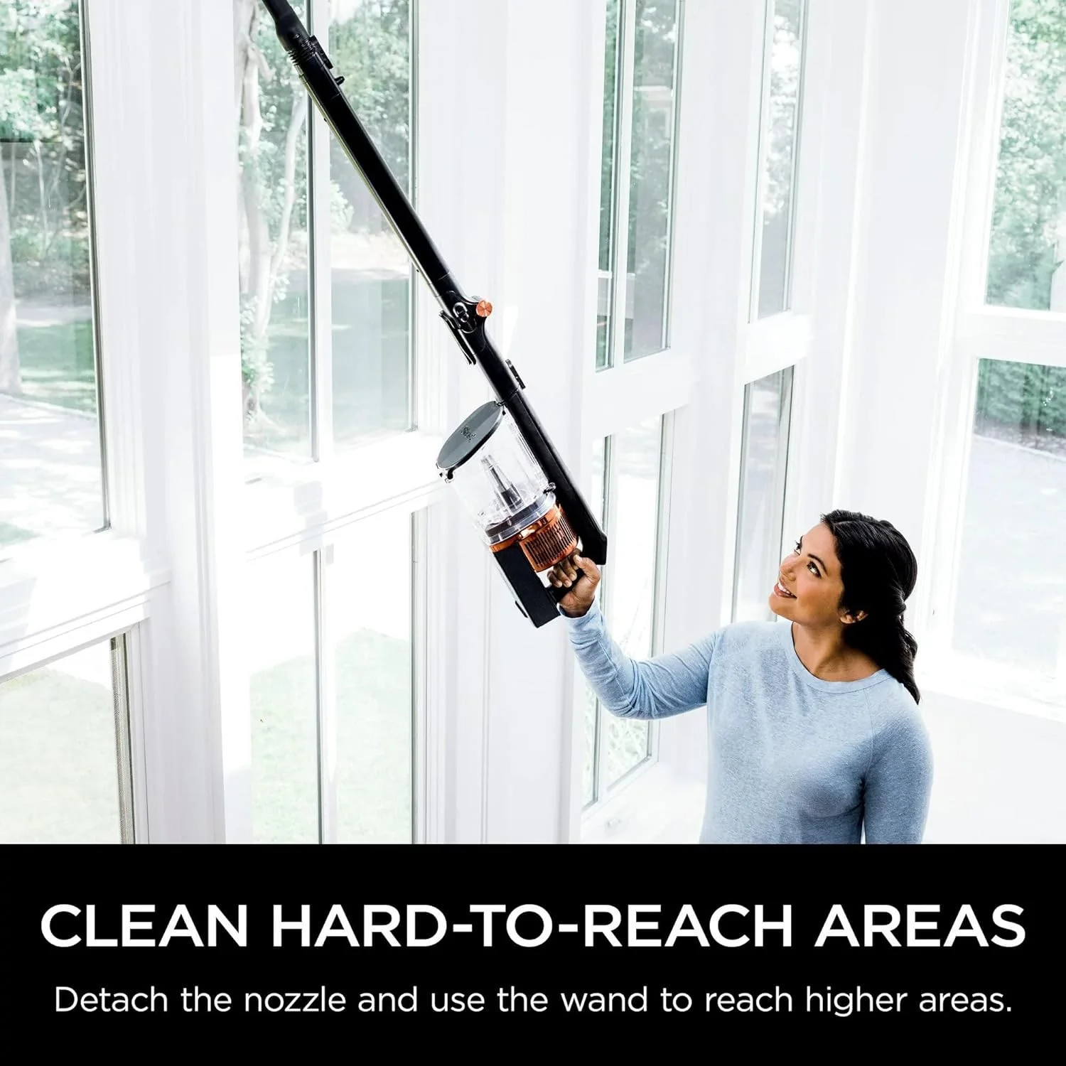 ****CLEARANCE**** SHARK Shark IZ640H Cordless Stick Vacuum Vertex Pro with Duo Clean Power Fins and Self-Cleaning Brushroll, BlacK - Image 4