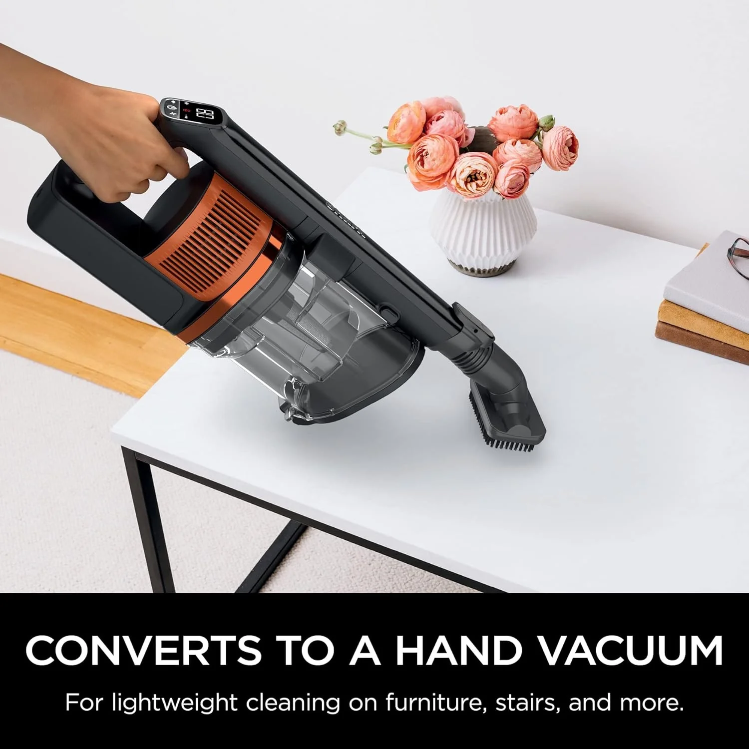 ****CLEARANCE**** SHARK Shark IZ640H Cordless Stick Vacuum Vertex Pro with Duo Clean Power Fins and Self-Cleaning Brushroll, BlacK - Image 8