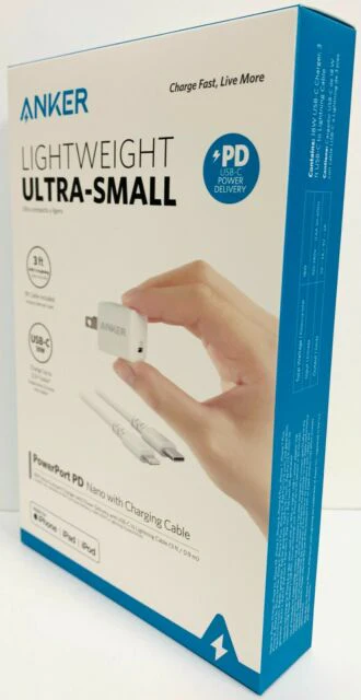 Anker Power port PD Nano Bundle PD Usb-C Charger & Cable - Image 3