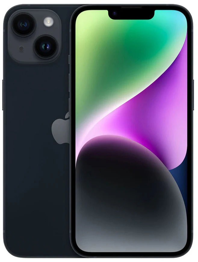 Apple iPhone 14 128GB Unlocked - Space Black (Apple Care + Included.)