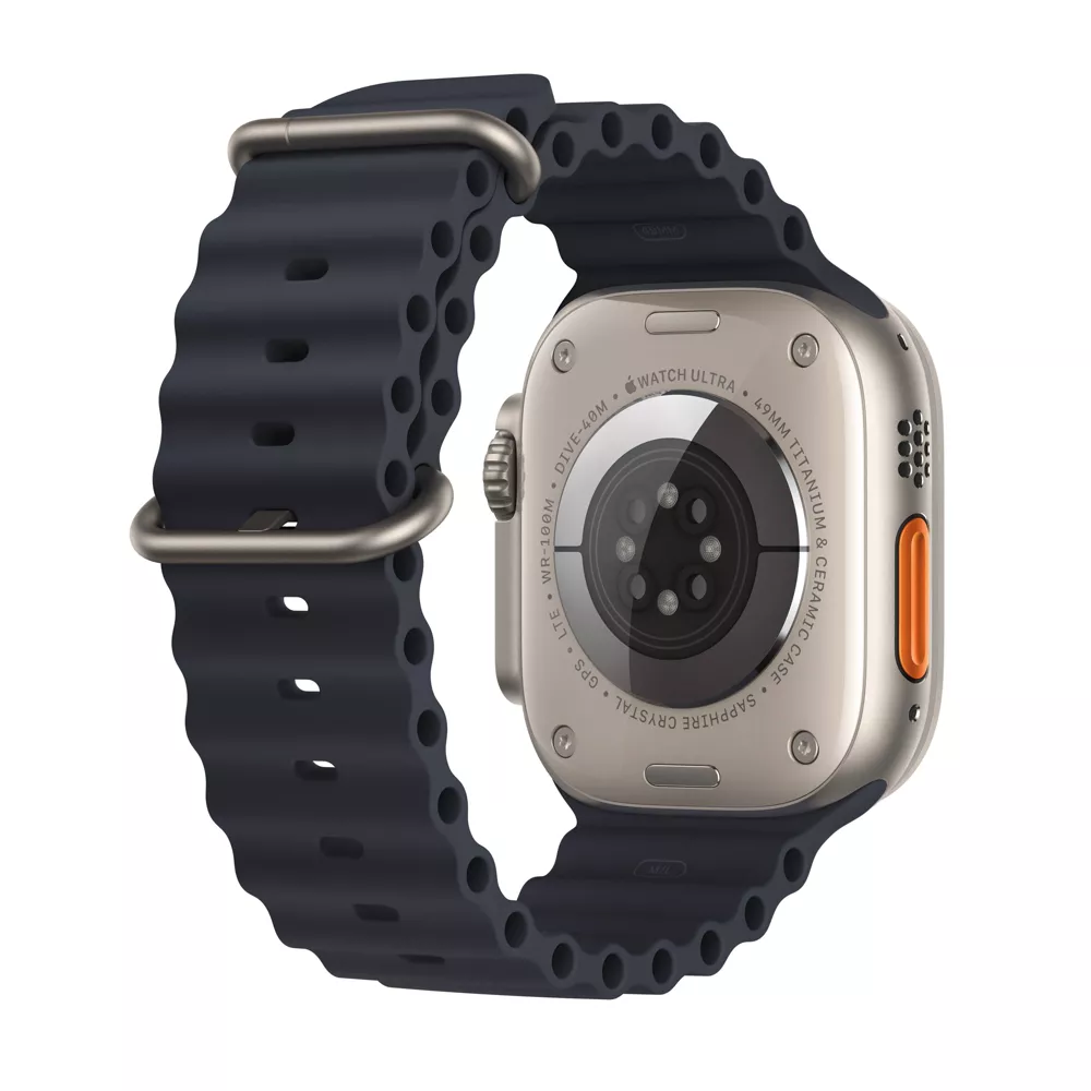 Apple Watch Ultra 49mm (GPS+CELLULAR) Titanium Case with Midnight Band (MQET3LL/A) - Image 3