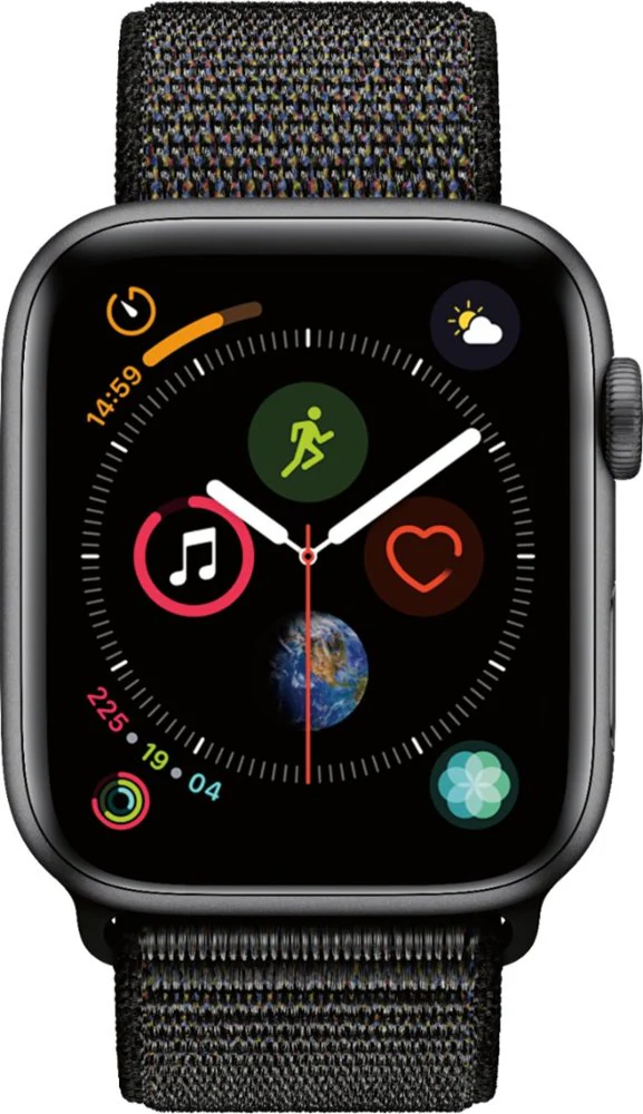 Apple Watch Series 4 ( GPS ) 44mm -Space Gray - Sports Loop - Image 2