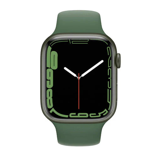 Apple Watch Series 7 (GPS) 41mm Green Aluminum Case with Green Sport Band (MKN03) - Image 2