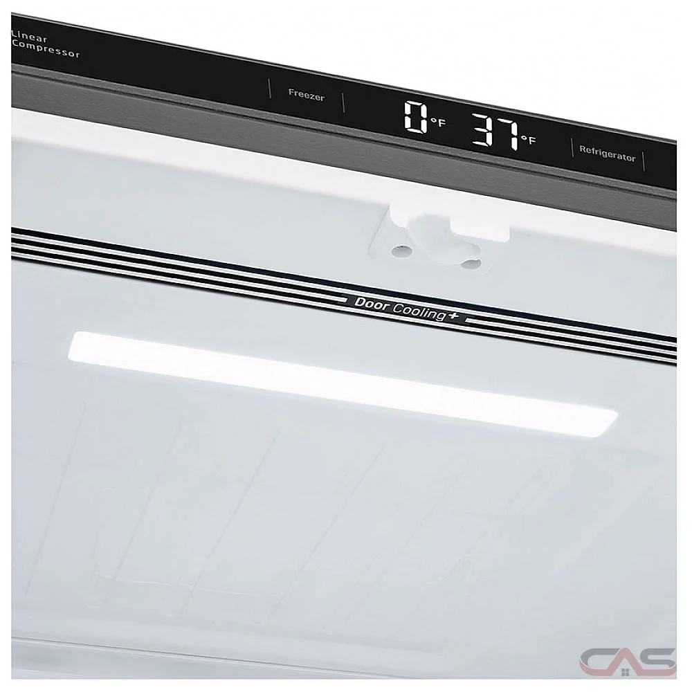 LG 33 in. W 25 cu. ft. French Door Refrigerator with Filtered Ice Maker in PrintProof Stainless Steel (LRFCS2503S) - Image 4