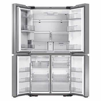 Samsung 23 cu. ft. Smart Counter Depth 4-Door Flex Refrigerator with Family Hub and Beverage Center (RF23A9771SR) - Image 2