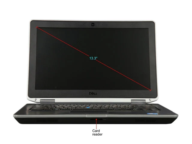 DELL LATITUDE E6330 13" INTEL CORE I5-3320M 2.6 Ghz 8 GB 320 GB SATA w/ DVD-RW Drive