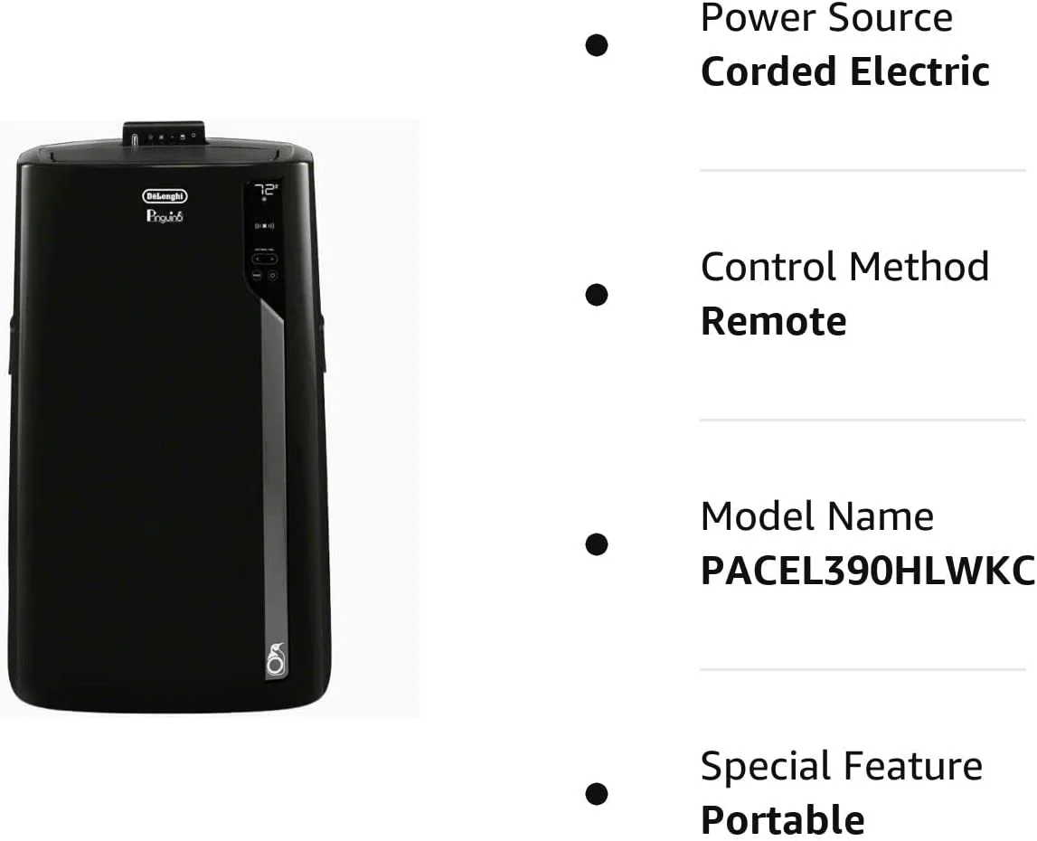 De'Longhi 700 SQFT 4-in-1 Portable Air Conditioner (PAC EL390HLWKC-3AL) CLEARANCE - Image 8