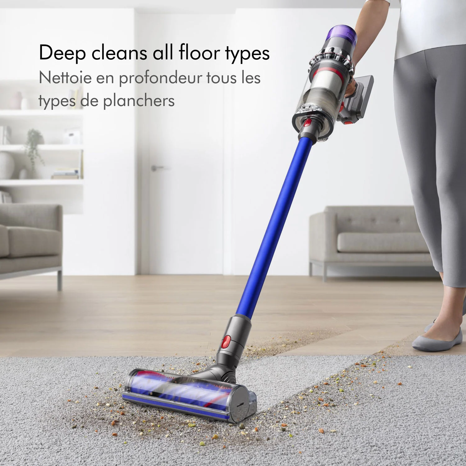 Dyson V11 Cordless Stick Vacuum - Nickel/Blue Excellent Condition - Image 5