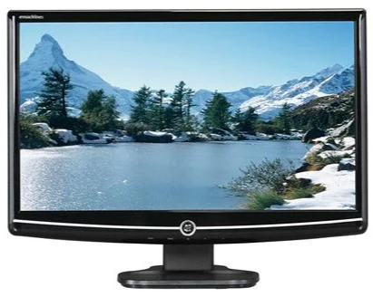 eMachines Black 20" 5ms Widescreen LCD Monitor 250 cd/m2 12,000,000:1 Built-in Speakers (E202HL)