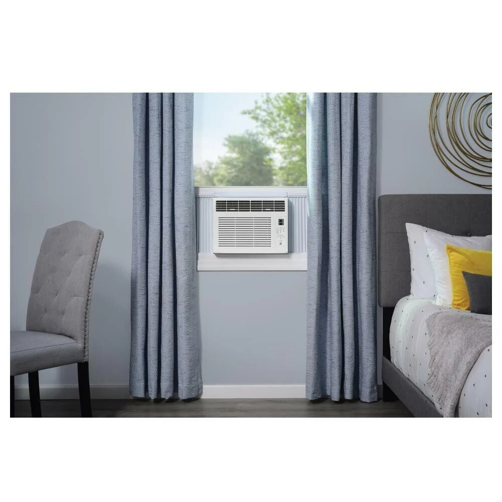 GE - 250 Sq. Ft. 6,000 BTU Window Air Conditioner with Remote - White (AHTE06AA) - Image 2