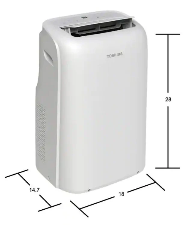 Toshiba RACPD1013CWRU Air Conditioner 10,000-BTY Smart 3-in-1 Cool, Circulates and Dehumidifies - Image 4