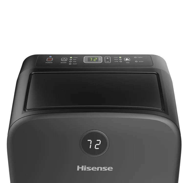 Hisense AP70020HR1GD 12,000-BTU Portable Air Conditioners /w Heat 4-in-1 Convenient Comfort Gray - Image 9