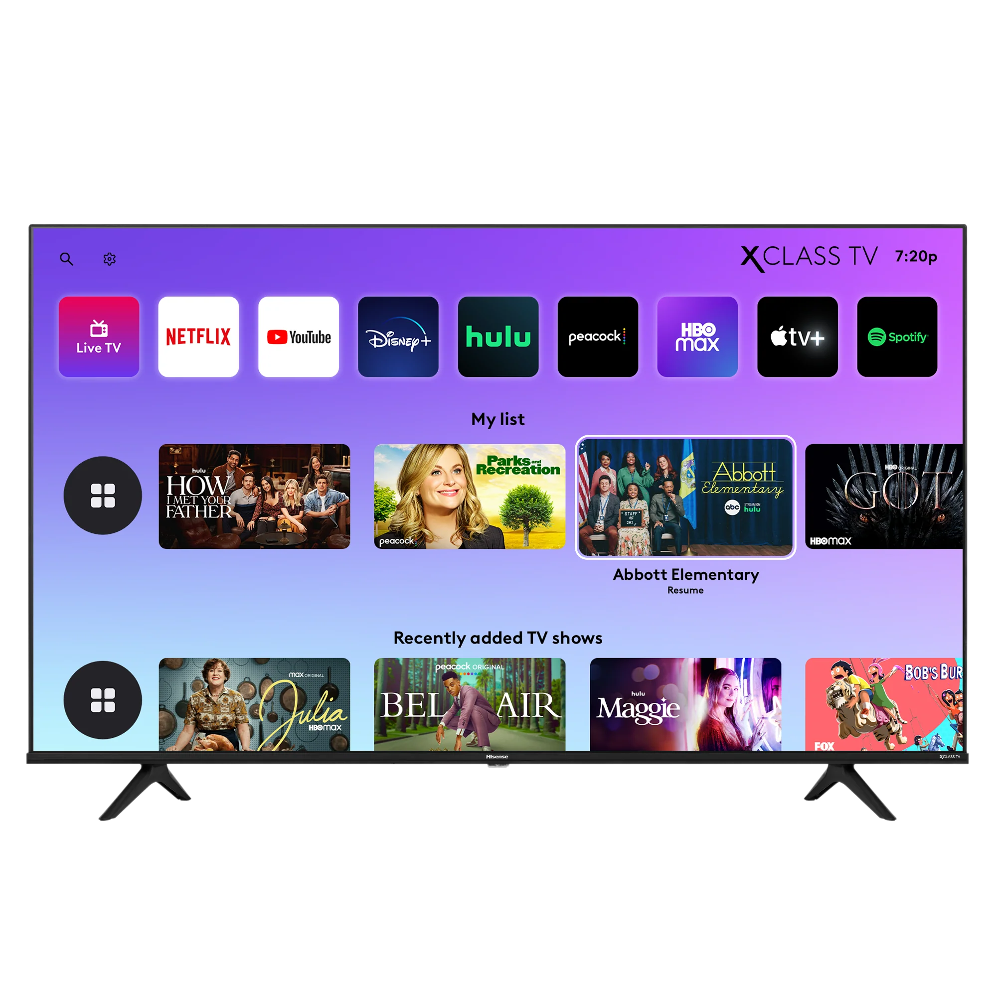 Hisense 50" Class 4K UHD LED XClass Smart TV A6 Series (50A6GX)