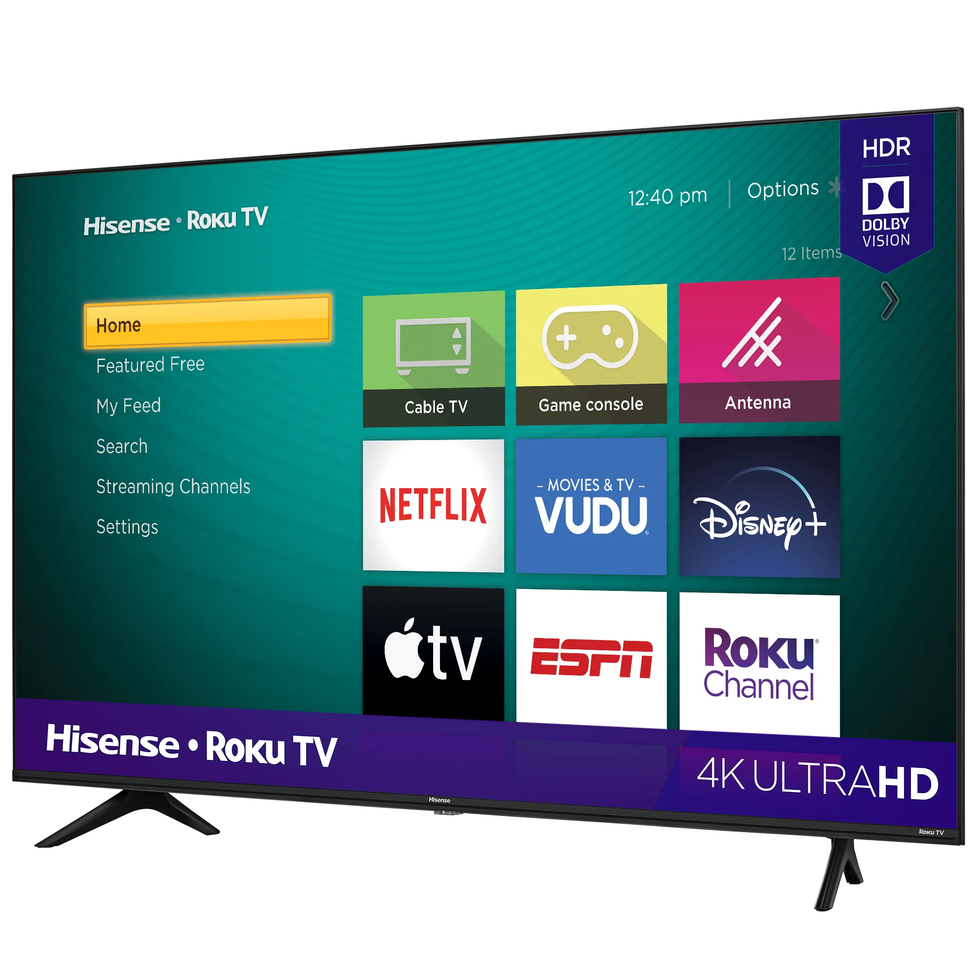Hisense 58 inch Class 4K UHD LED Roku Smart TV HDR ( 58R6E5) - Image 2