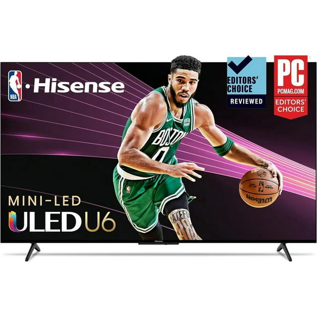 Hisense 65" Class U6 Series Mini-LED QLED Google Smart TV (65U6K)