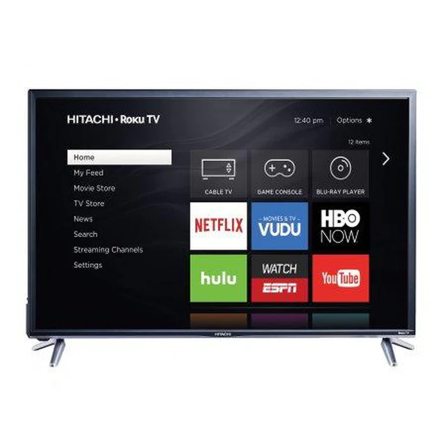HITACHI 43"  1080P 60 HZ LED ROKU SMART TV (43R51)