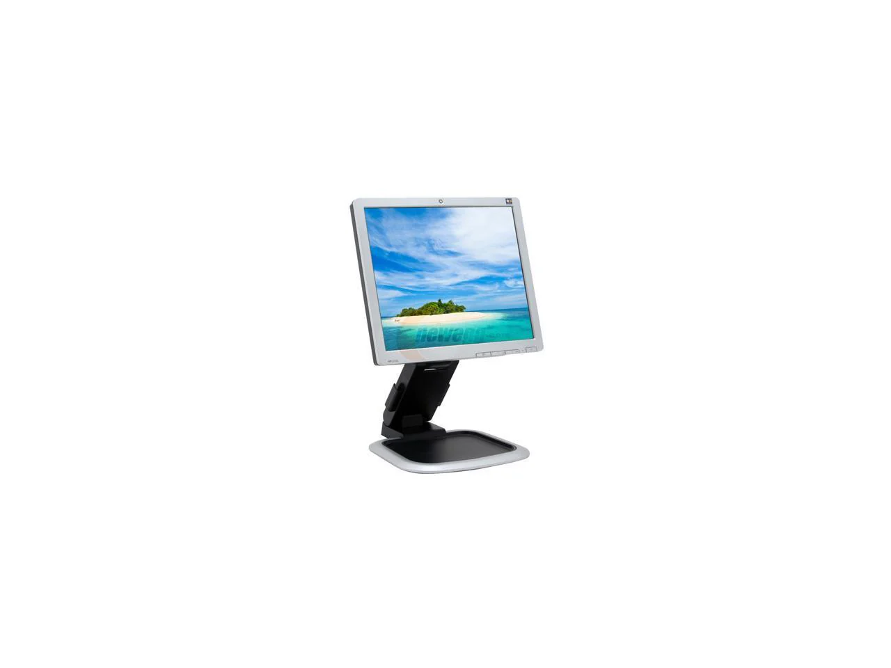 HP Carbonite/Silver 17" 5ms LCD Monitor 300 cd/m2 800:1 w/ Built in USB Hub (L1750) - Image 2