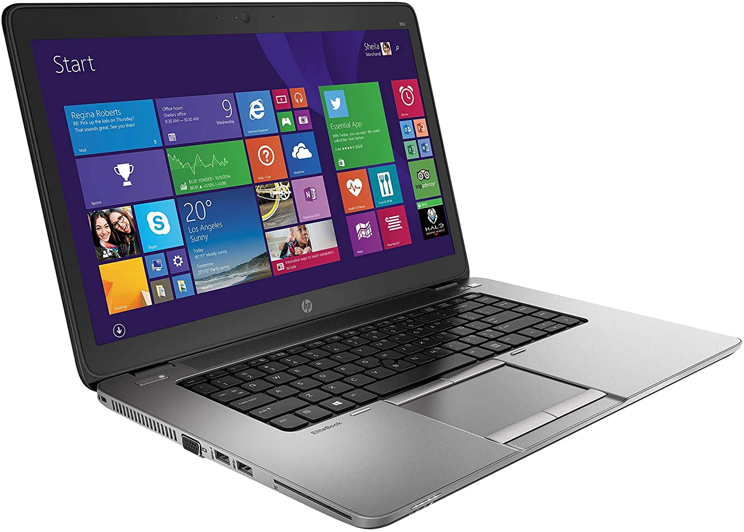 HP COMPAQ ELITEBOOK 850 G2 15" INTEL CORE I5-5300U 4GB RAM 256GB SSD w/ Windows 10 - Image 3