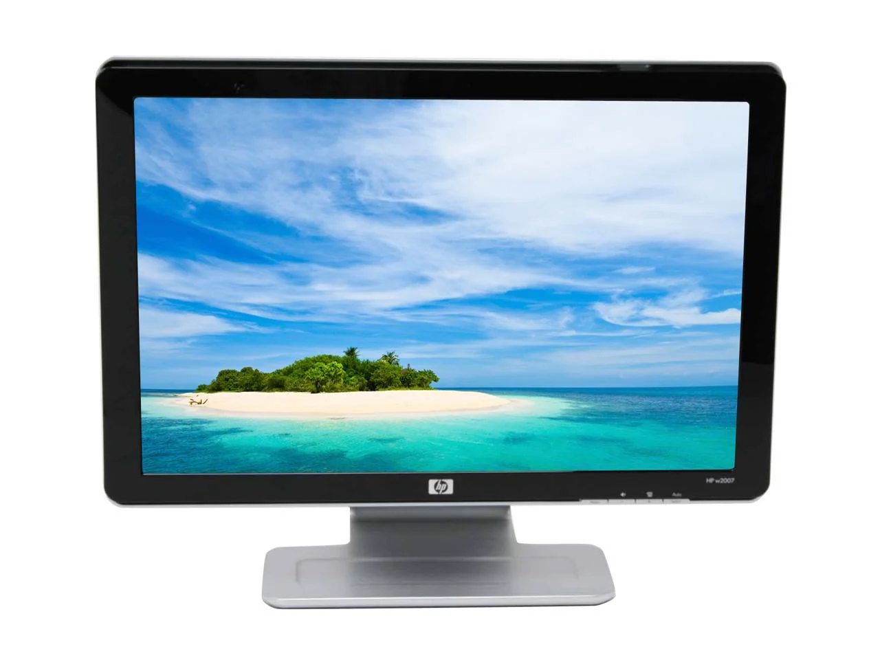 HP w2007 20.1" WSXGA+ 1680 x 1050 5 ms D-Sub, DVI-D Built-in Speakers LCD Monitor - Image 2