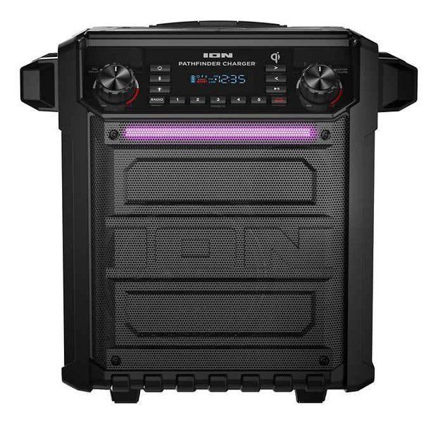 ION Pathfinder Charger, Bluetooth Portable Speaker with Wireless Qi Charging - Image 3