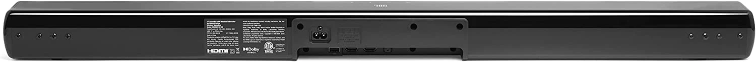 JBL Cinema SB190 2.1 Channel Soundbar with Virtual Dolby Atmos and Wireless 6.5" Subwoofer, Black - Image 4