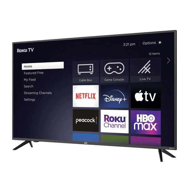 JVC 43" 4K Ultra HD 2160p Roku Smart QLED TV (LT-43MAW804) - Image 5
