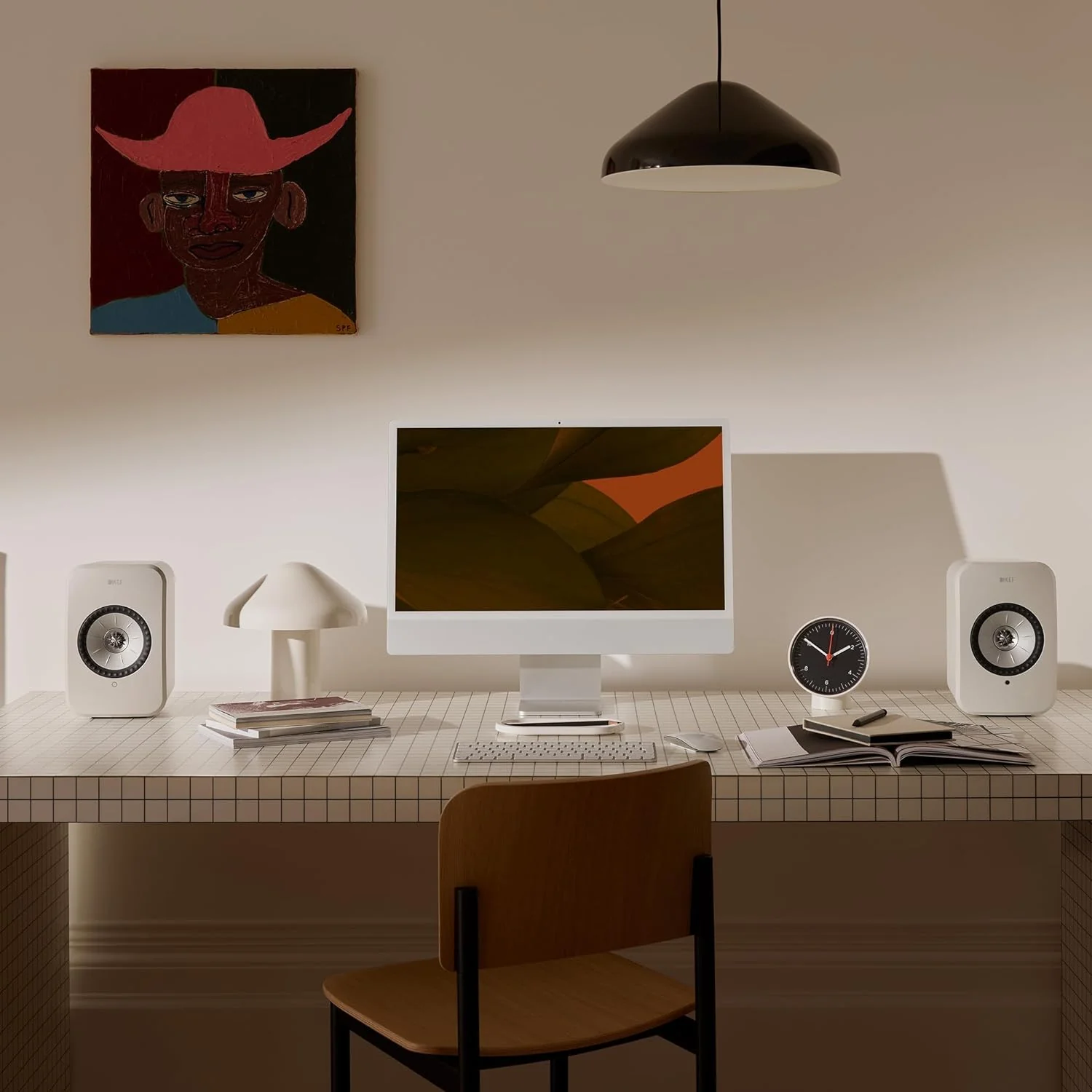 KEF LSX II LT Wireless Speaker 2-pack Stone White - Image 6