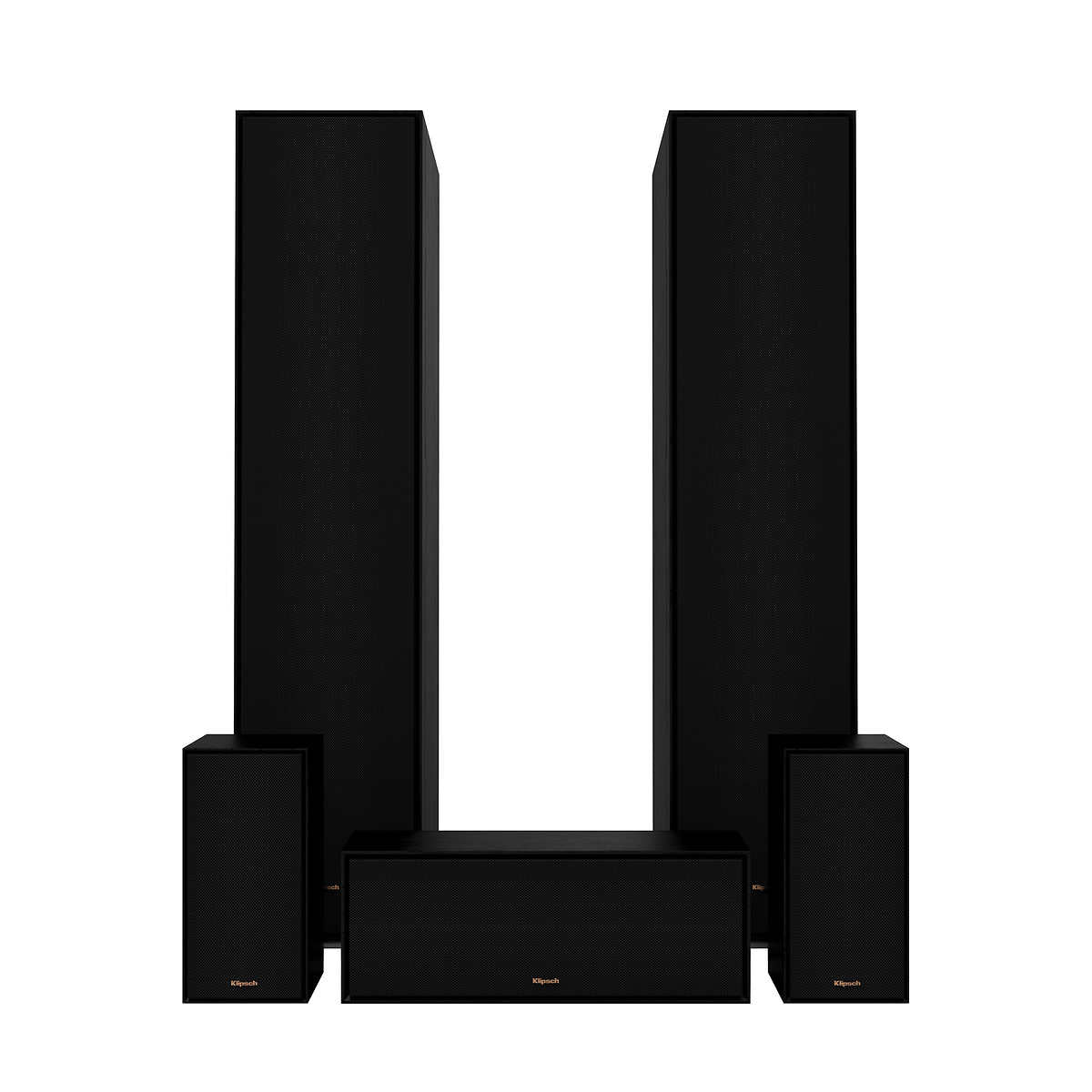 Klipsch Reference Dolby Atmos 5.0.2 Surround System 5 Speakers Bundle R-806-FA R-40M R-50C - Image 2