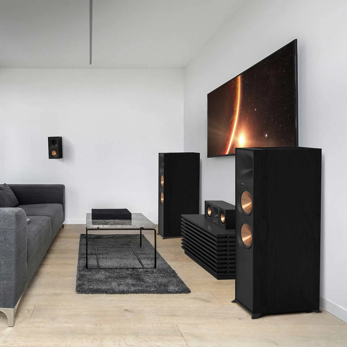 Klipsch Reference Dolby Atmos 5.0.2 Surround System 5 Speakers Bundle R-806-FA R-40M R-50C - Image 6