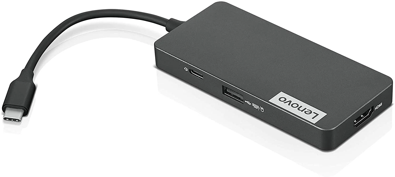 Lenovo USB-C 7-in-1 Hub, with USB-C Laptop Charging Port, USB 3.1, USB 2.0, HDMI, TF Card Reader, SD Card Reader, GX90T77924, Iron Grey - Image 6