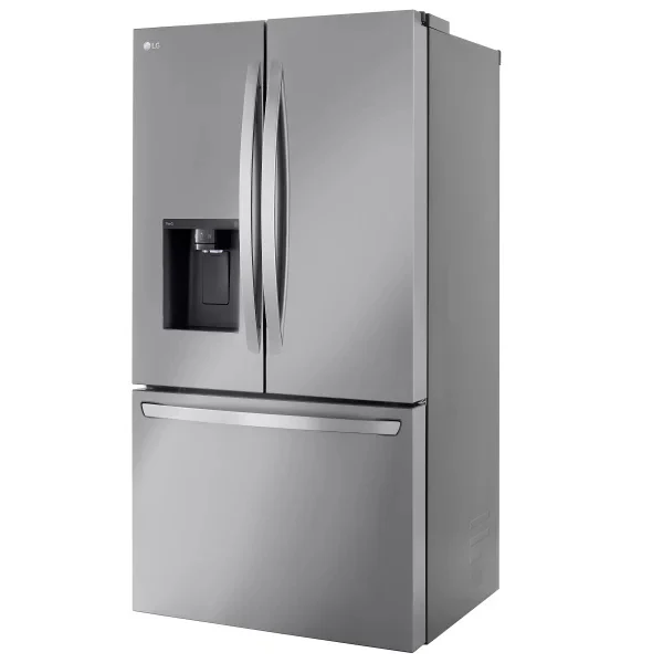 LG - 26 cu. ft. Smart Counter Depth MAX French Door Refrigerator (LCFC26XSS) - Stainless Steel - Image 3